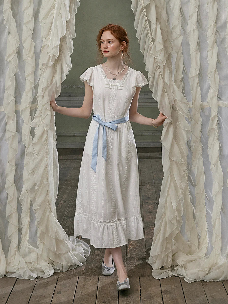 Eliza's Vintage Whimsy Ribbon Dress