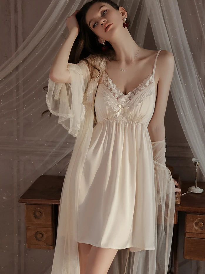 Sophia's Royal Lace Nightdress