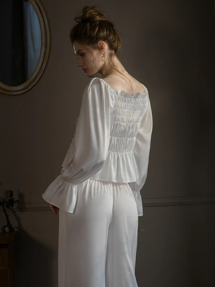 Pearl-Embellished Lounge Set