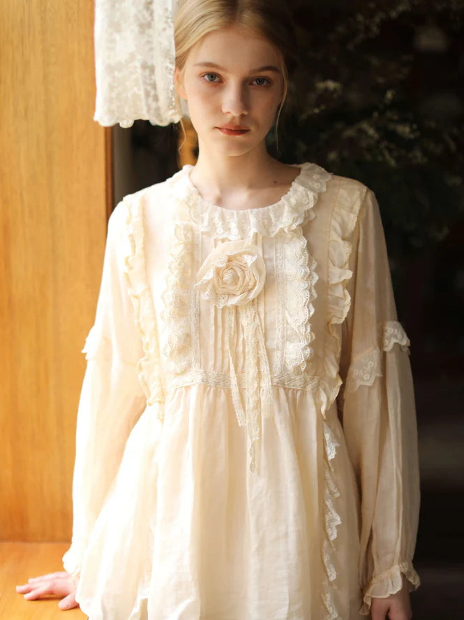 Vintage Rose Garden Blouse