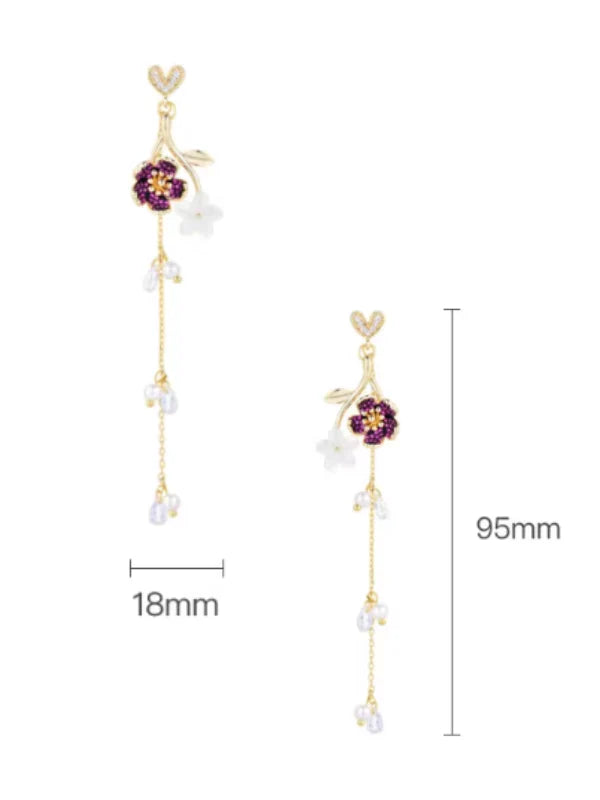 Flower Surgical Earrings