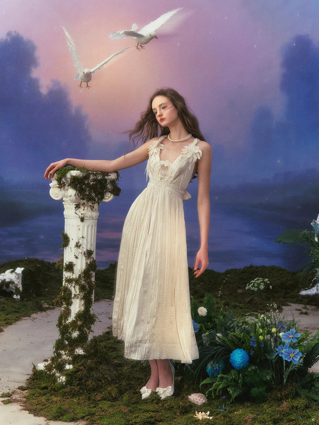 Mythical Princess Vintage Lace Dress