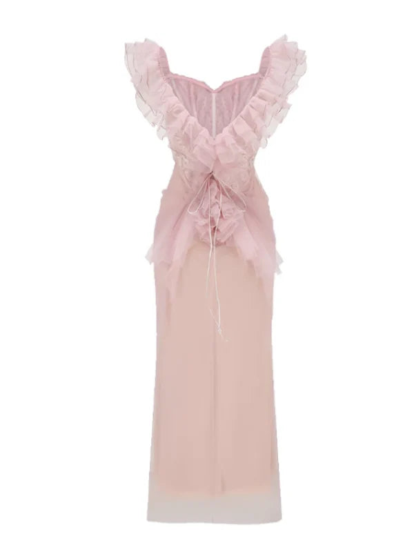 Ethereal Floral Enchantment Dress