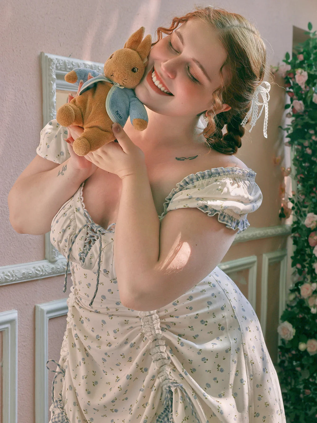 Ethereal Lace Coquette Dress