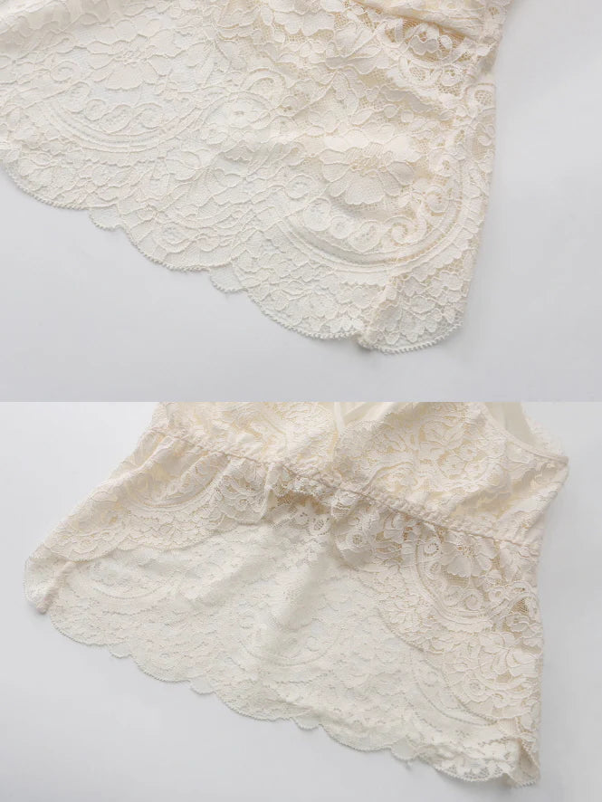 Lace Bloom Rose Camisole