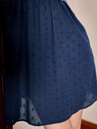 Midnight Bloom Cotton Nightgown