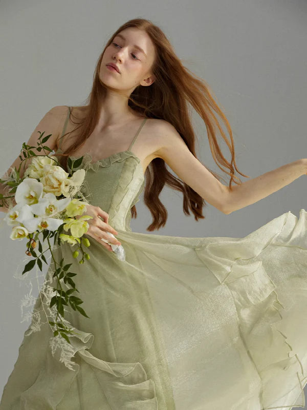 Forest Fairy Light Green Dress