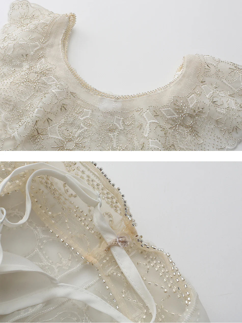 Emily's Vintage Beaded Elegance Top