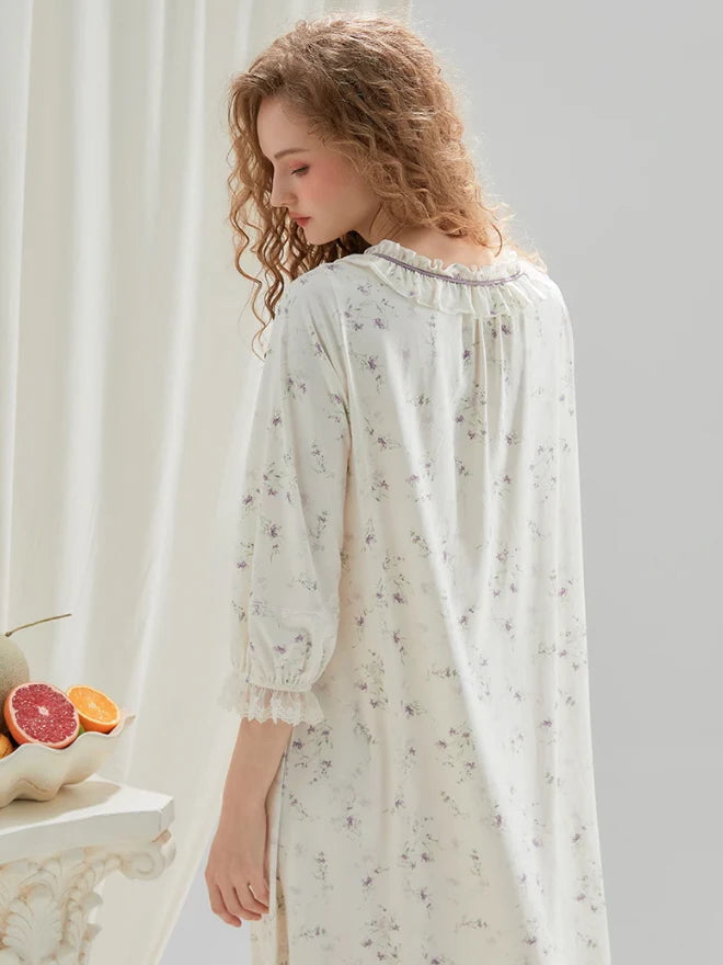 Whispering Petals Vintage Nightgown