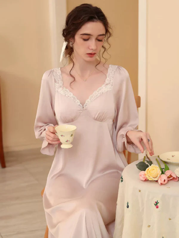 Lavender Lace Serenity Nightgown