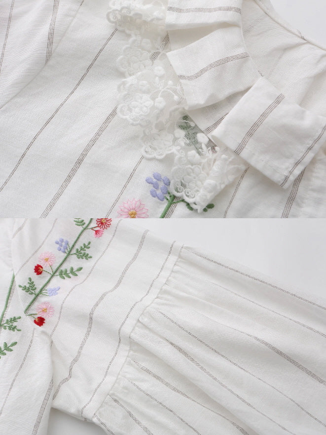 Striped Meadow Bloom Blouse