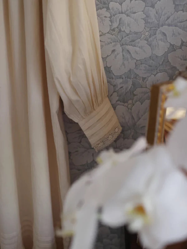 Vintage Sunrise Lace Dream Nightgown