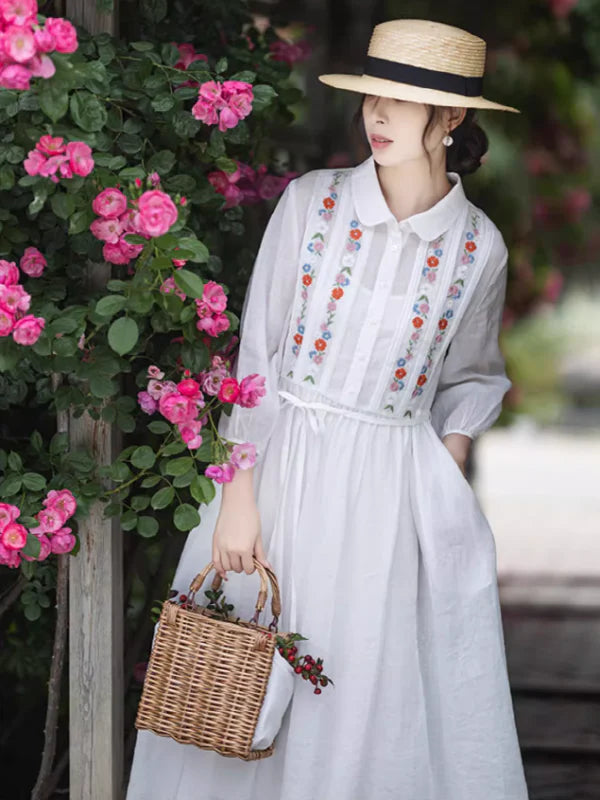 Blooming Garden Embroidered Dress