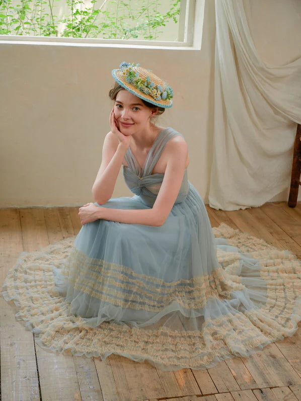 Bluebell Ruffle Garden Dress