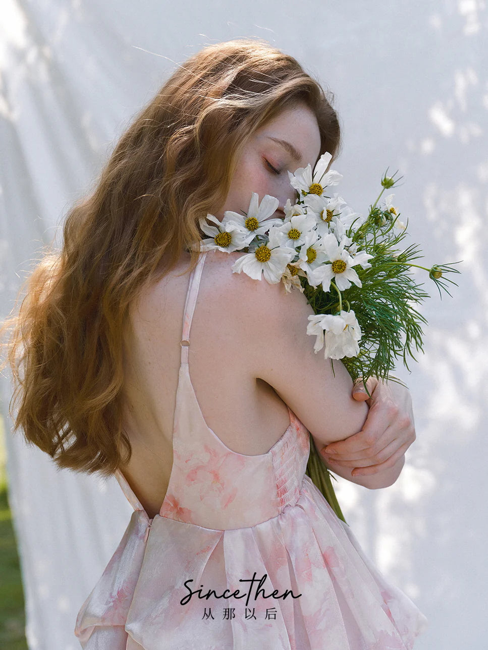 Emmeline Pink Floral Maxi Dress