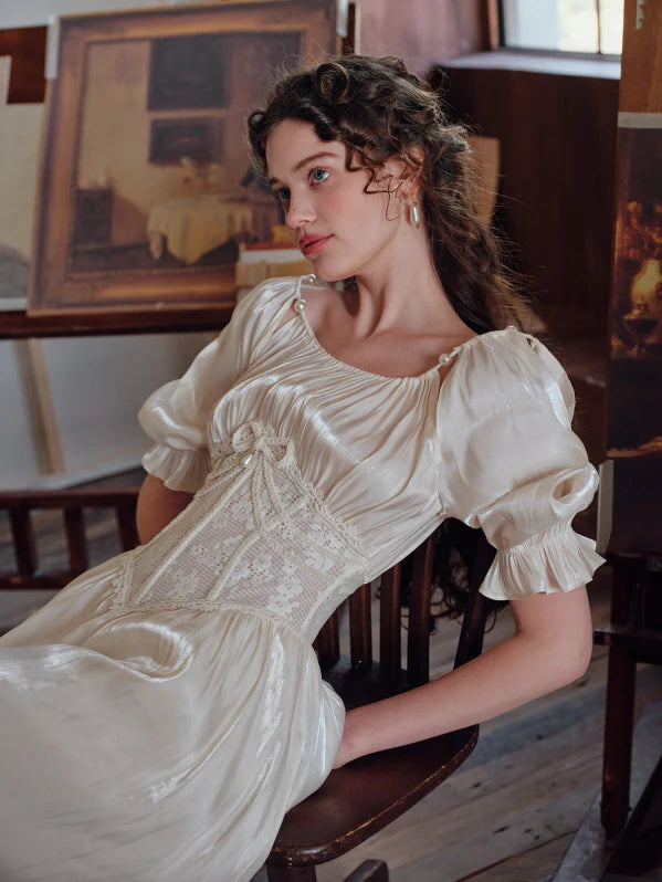 Ivory Muse Corset Dress