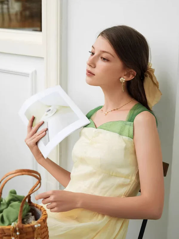 Drop Glaze Flower Earrings