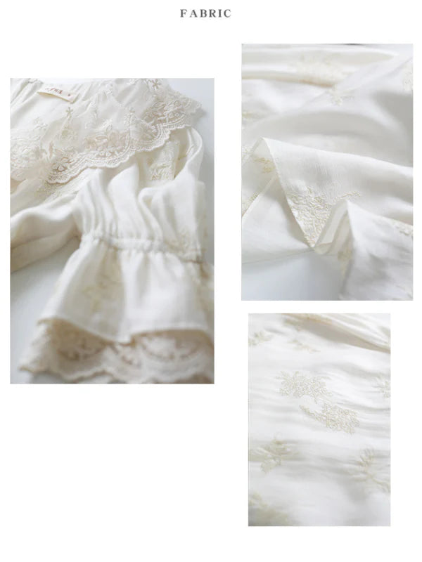 Whispers of Elegance Tencel Lace Dress