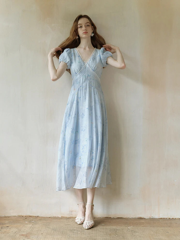 Blue Forest Whisper Dress