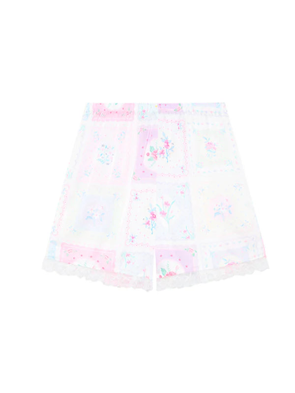 Pastel Patchwork Pajama Loungewear