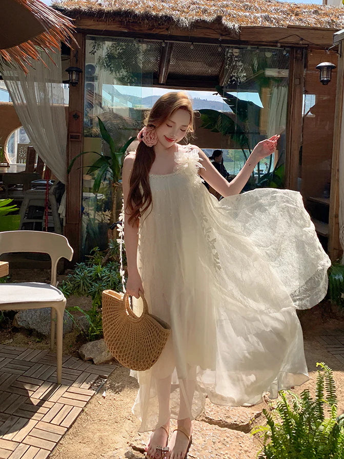 Elena's Enchanted Ivory Fairy Dress