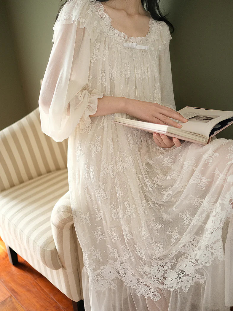 Elizabeth's Royal Lace Nightwear