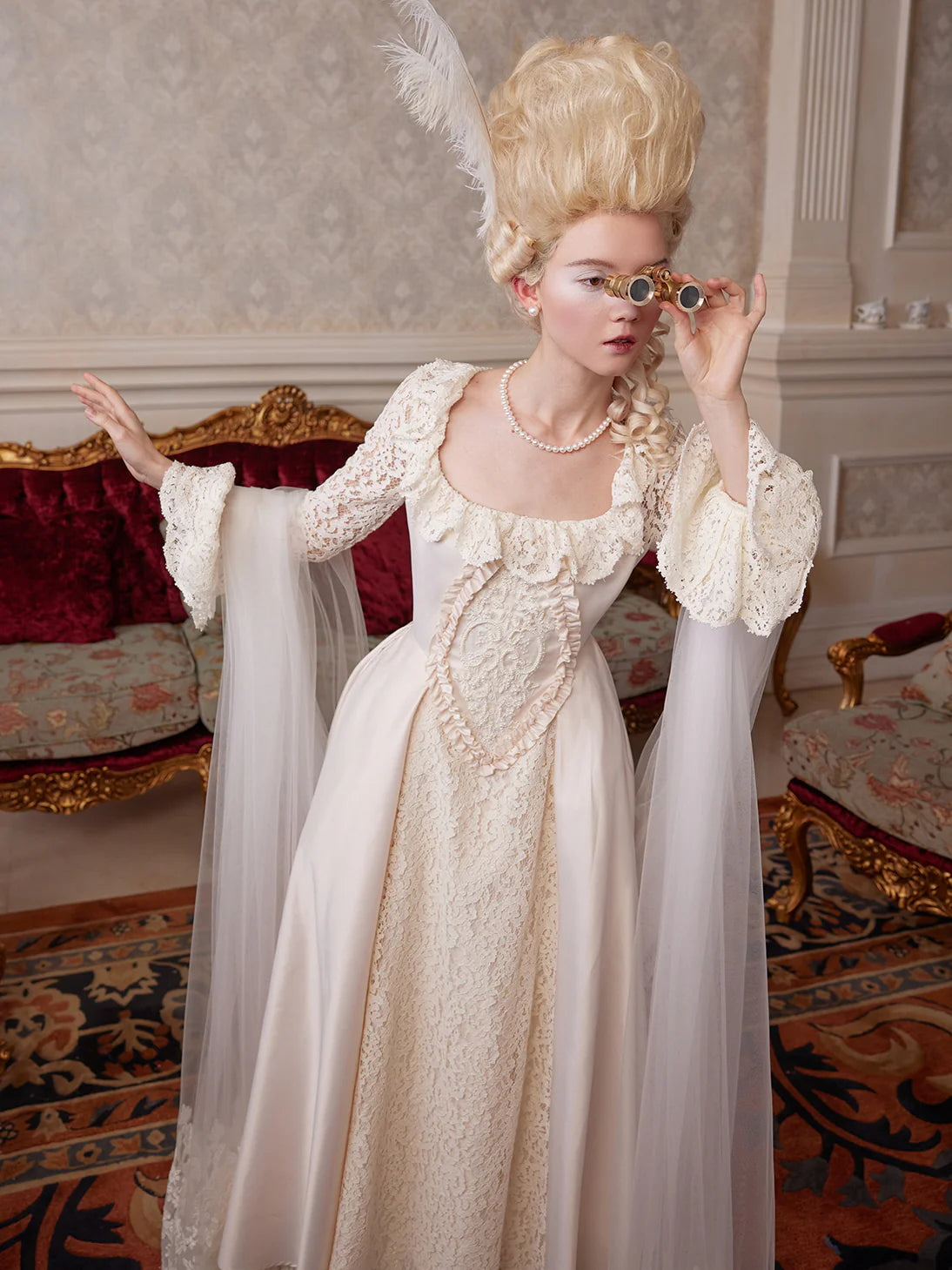Rococo Lace Elegance Dress