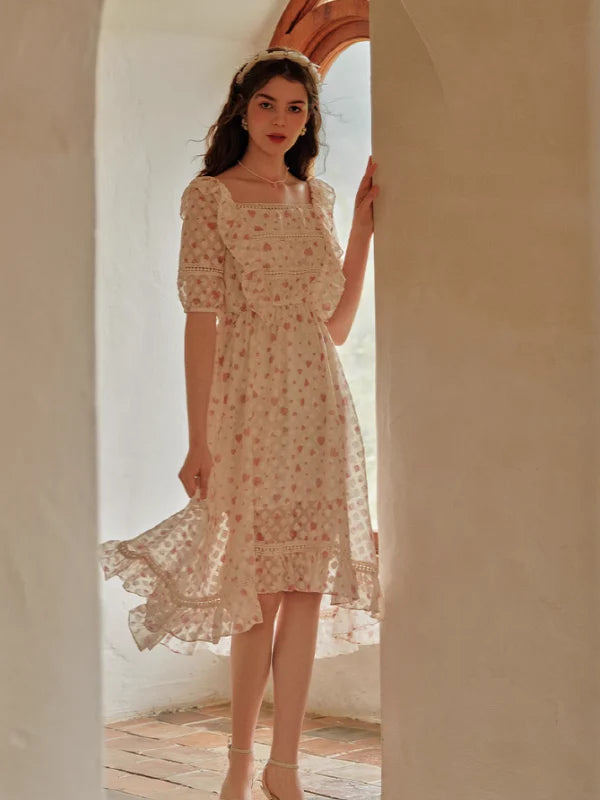 Sweetheart Whispers Chiffon Dress