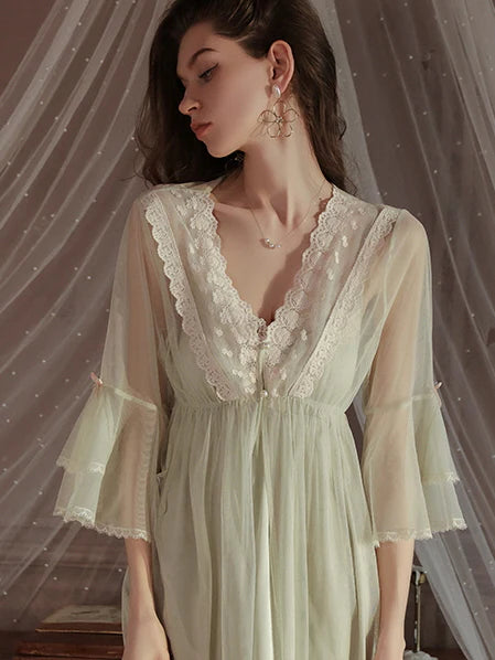 Sophia's Royal Lace Nightdress