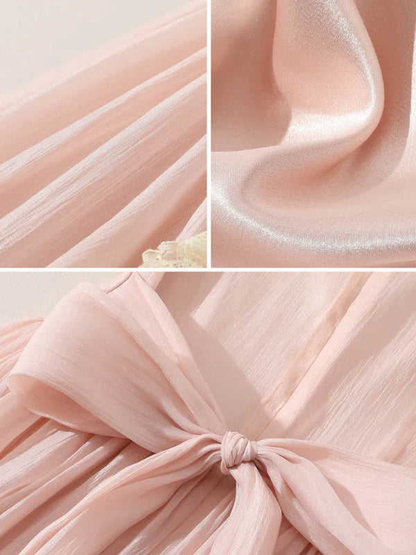 Rose Blush Lace Corset Dress