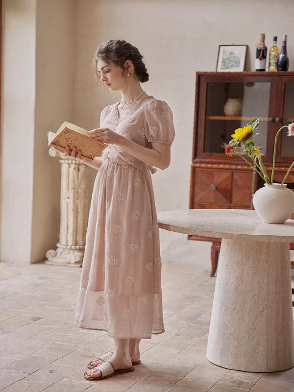 Rosy Rhapsody Reverie Dress