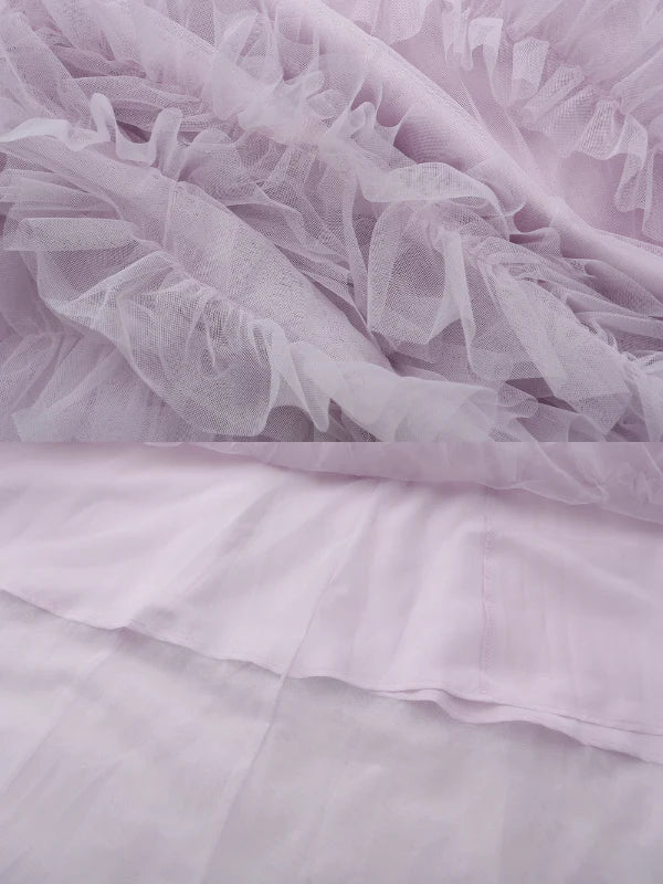 Whimsical Cloud Ruffle Skirt