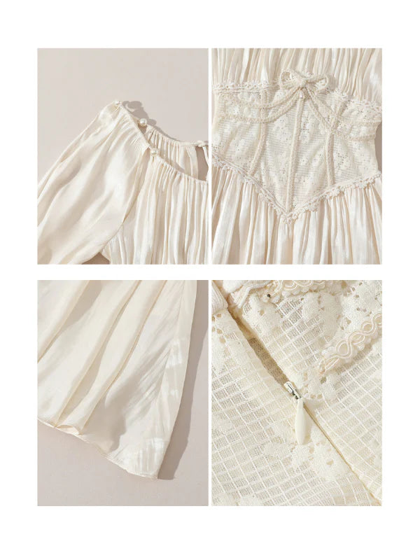 Ivory Muse Corset Dress