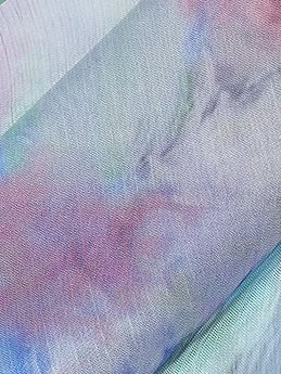 Ethereal Watercolor Ruffle Dress