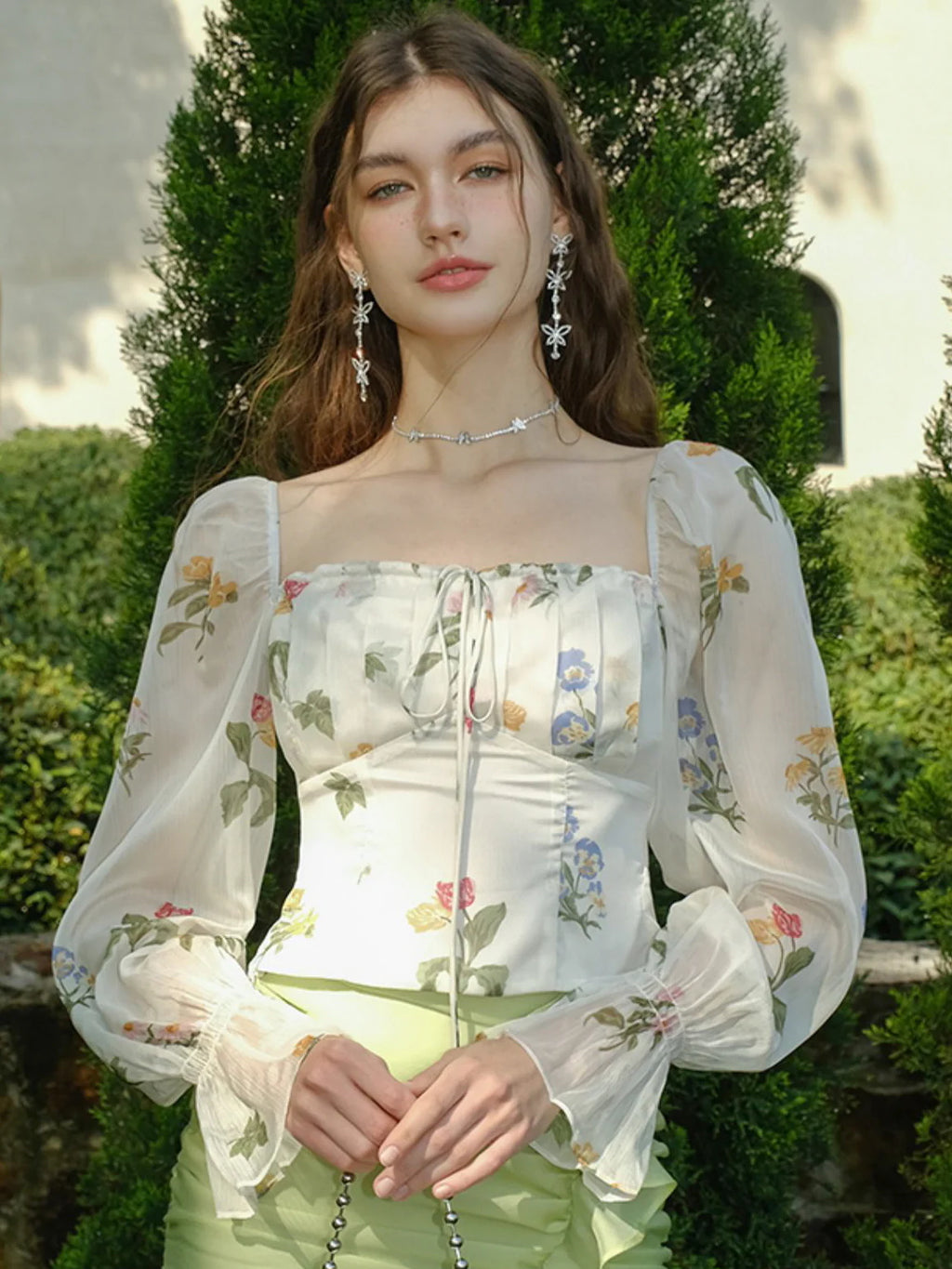 Ivy's Cool Breeze Floral Blouse