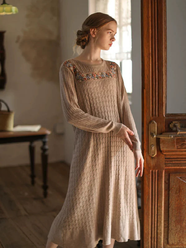 Enchanted Winter Blossom Dress