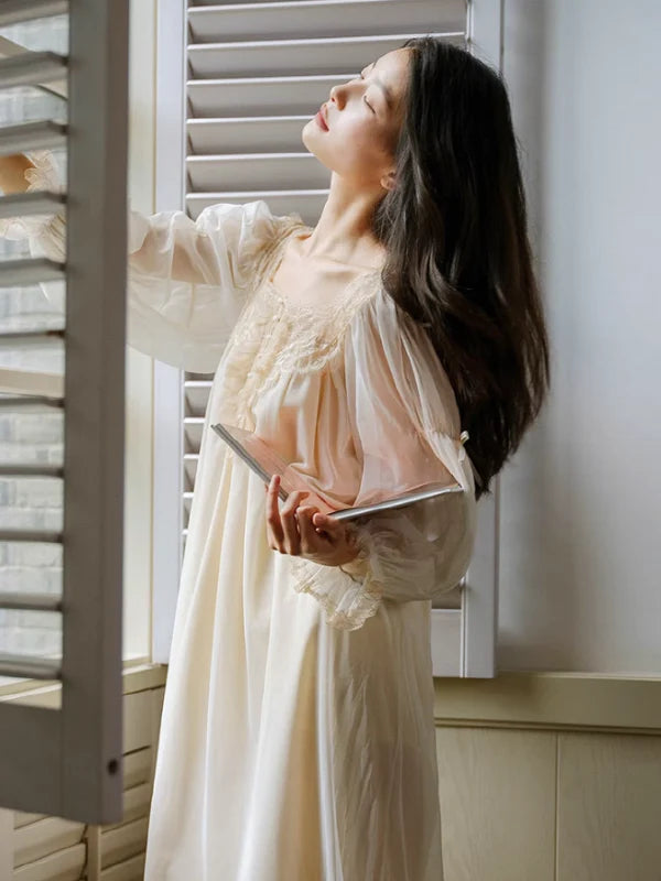 Vintage Lace Princess Nightgown