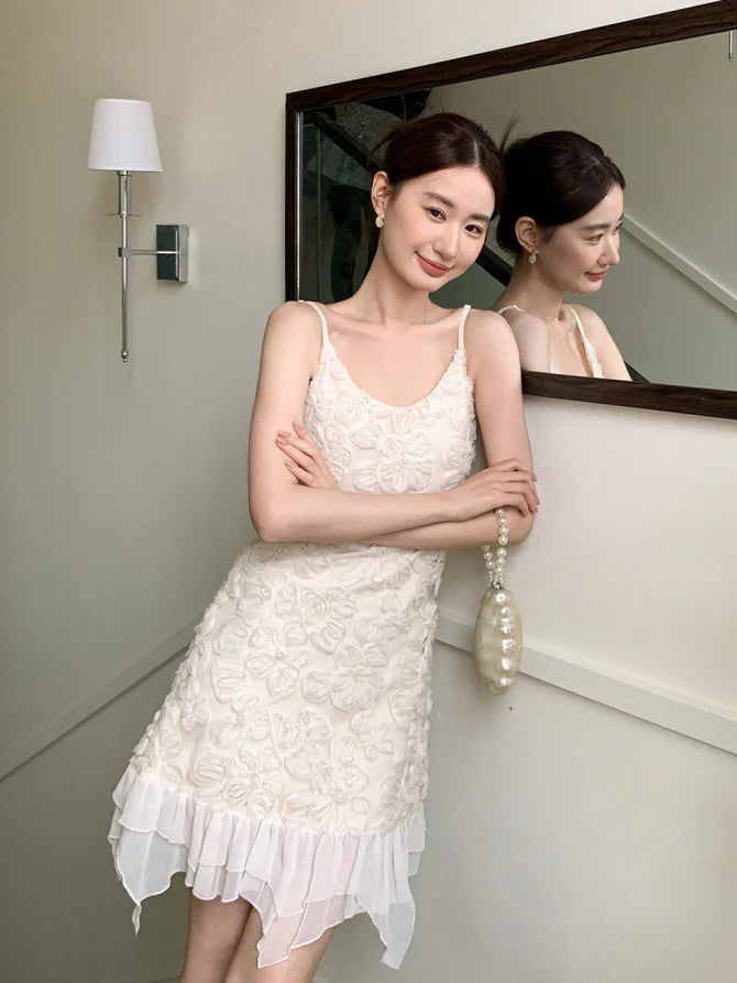 Rosette Garden Petal Mini Dress