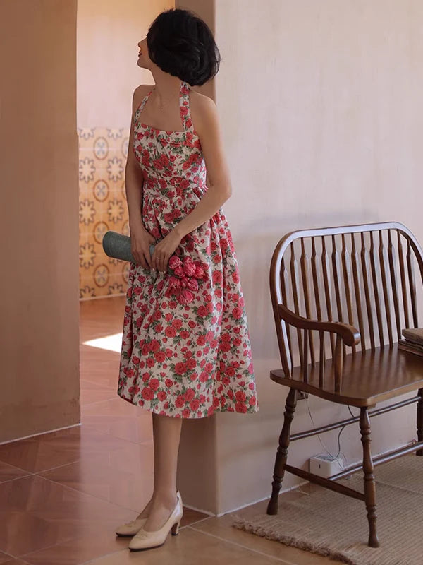 Floral Dream Halter Dress