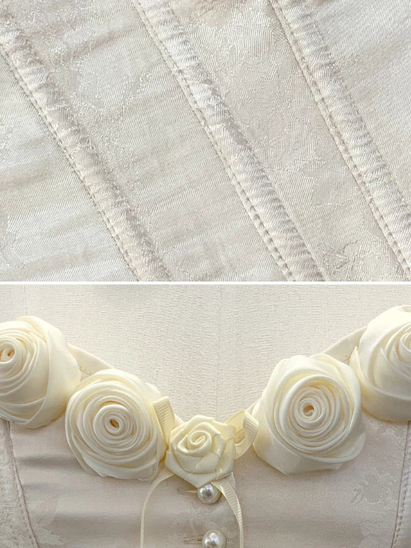 Rose Blossom Herringbone Corset