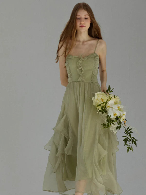 Forest Fairy Light Green Dress
