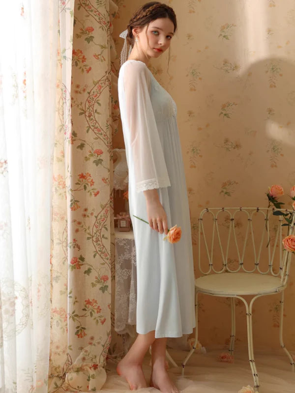 Whispering Rose Lace Nightgown
