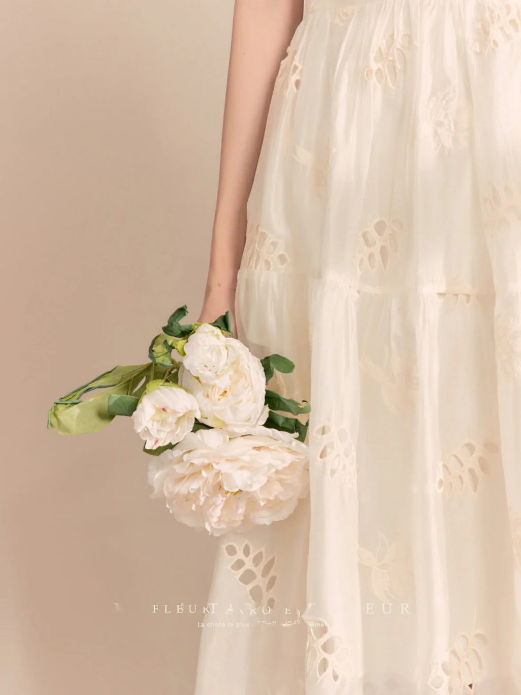 Whimsical Garden Embroidered Dress