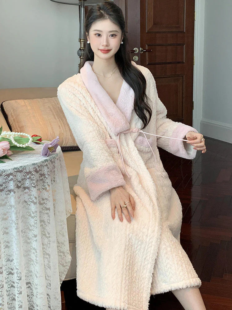 Cozy Velvet Winter Robe