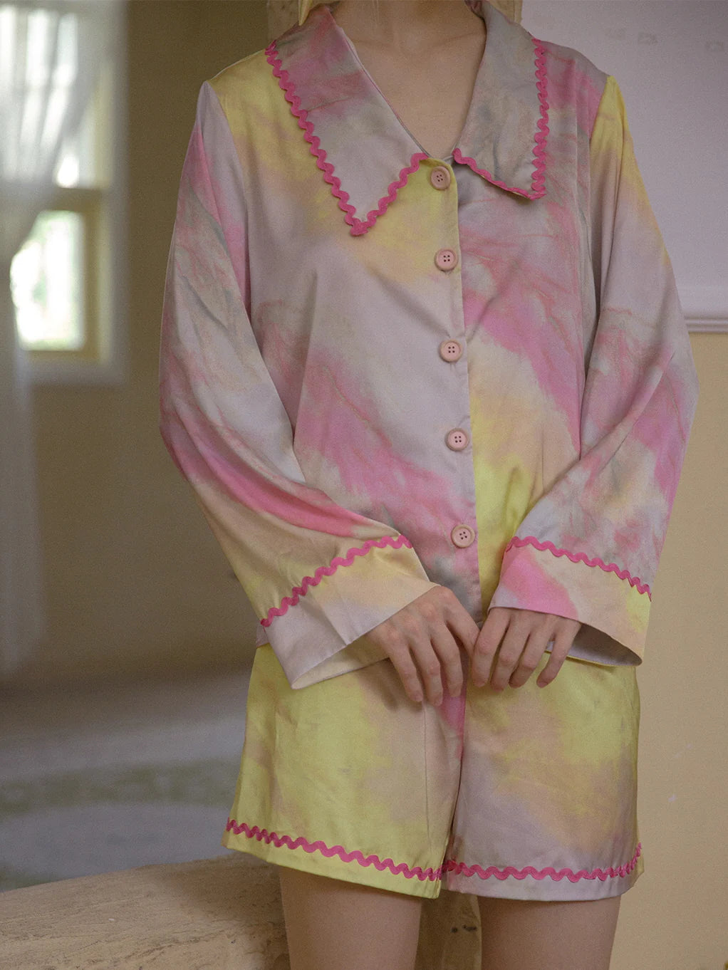 Sunset Dreams Silk Pajama