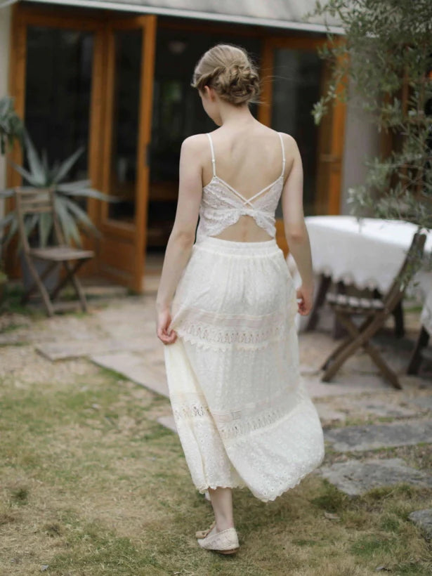 Countryside Bloom Embroidered Skirt