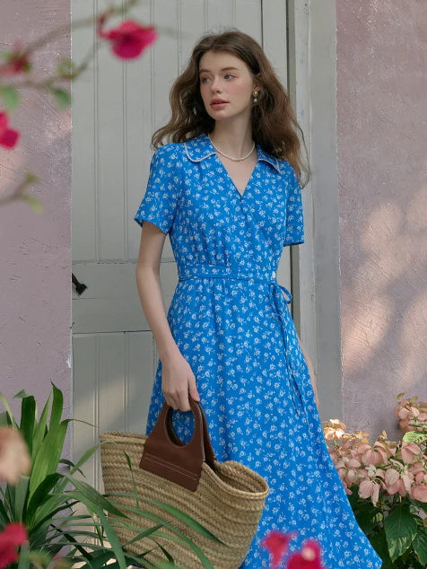 Blue Garden Stroll Dress