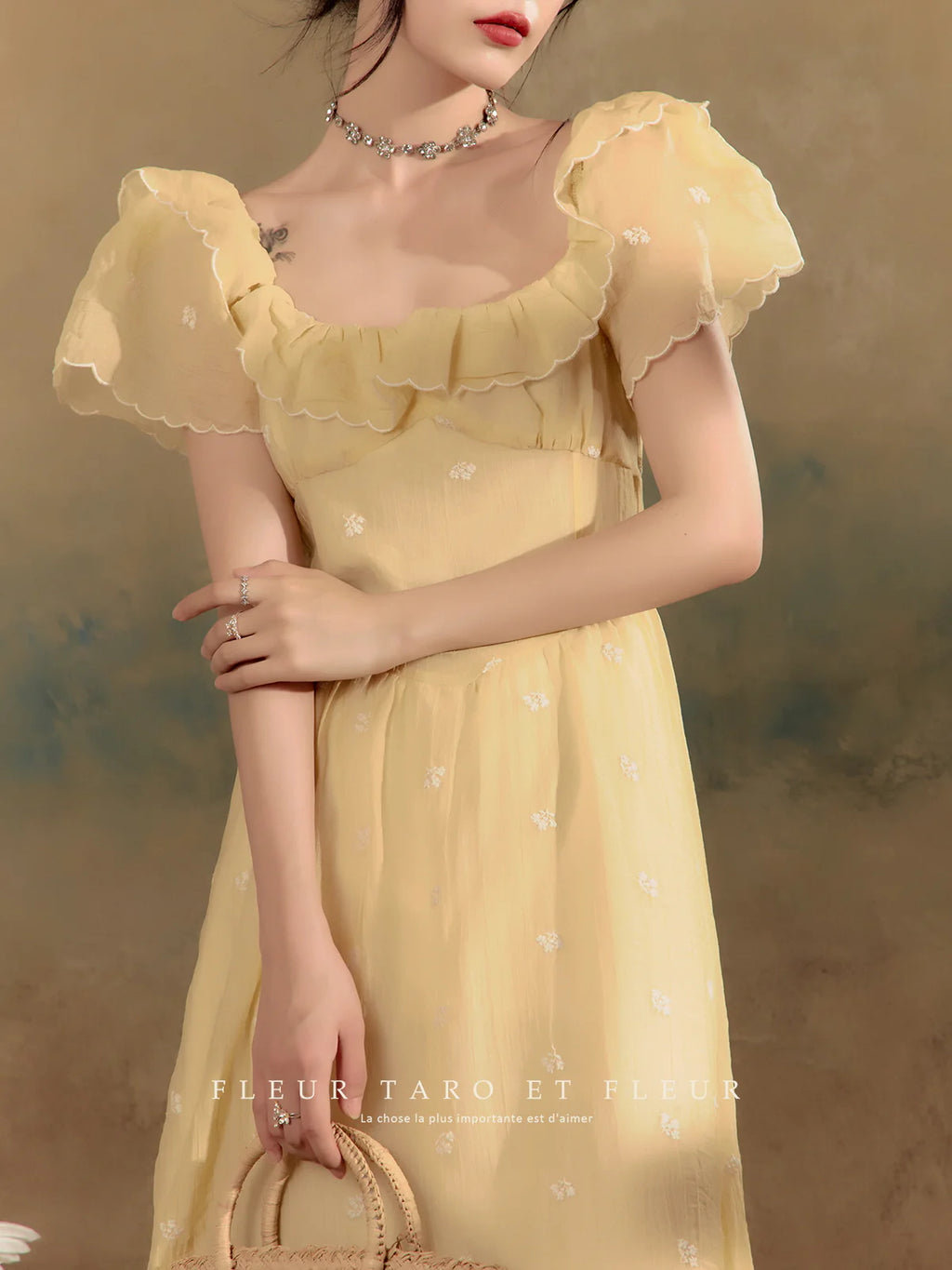 Golden Hour Ruffled Dream Dress