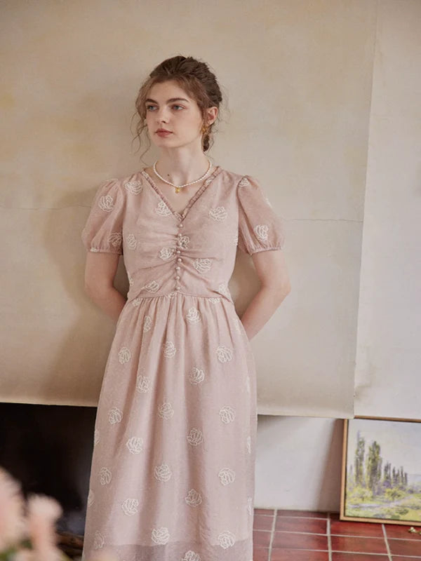 Rosy Rhapsody Reverie Dress