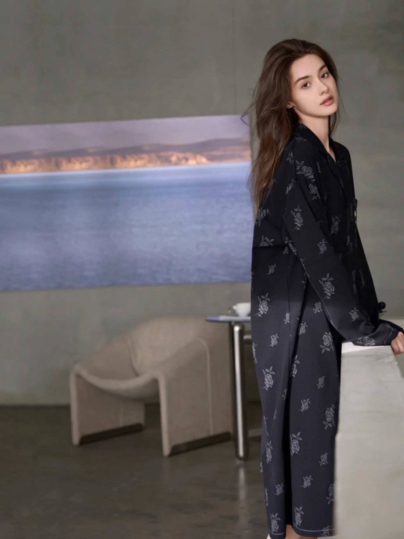 Black Rose Vintage Nightgown